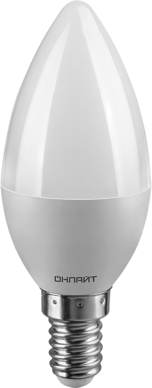 Лампа светодиодная OLL-C37-8-230-4K-E14-FR