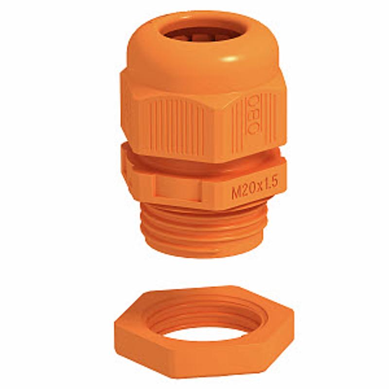 Ввод кабельный огнестойкий в комплекте с контргайкой M25 (V-TEC VM25+ OR)