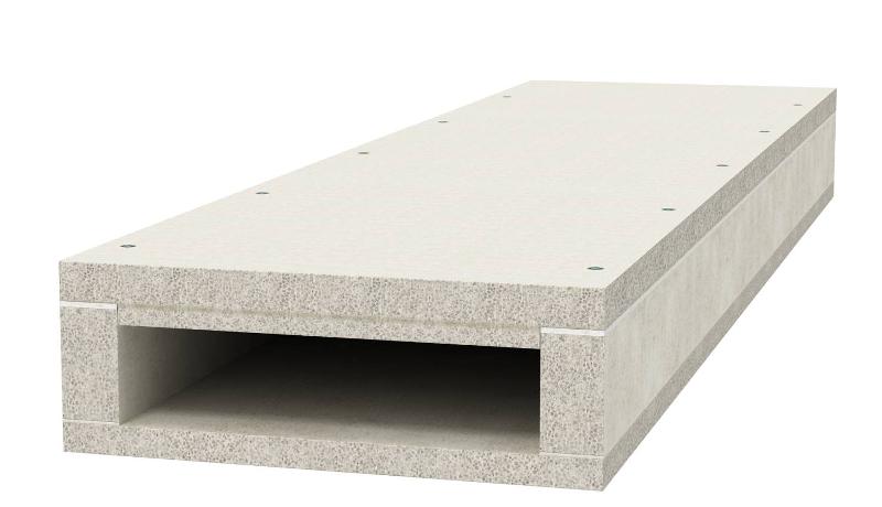 Огнестойкий кабельный канал с крышкой IE90 50x210мм (BSK 090521)