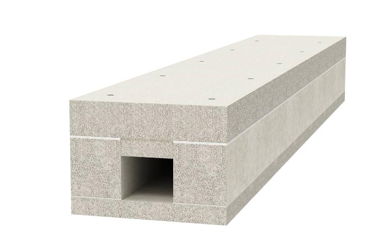 Огнестойкий кабельный канал с крышкой IE120 50x60мм (BSK 120506)