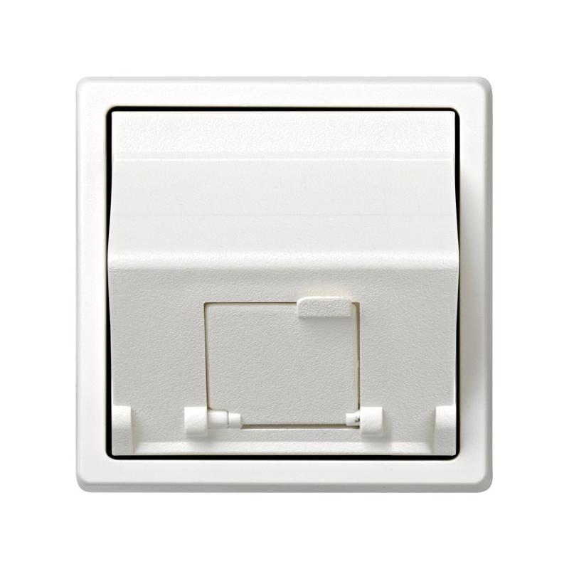 Simon 73 Адаптер для 1 коннектора RJ45 (KEYSTONE, AMP, Brand-Rex, KRONE), наклонное подключение, S73 Loft, бе