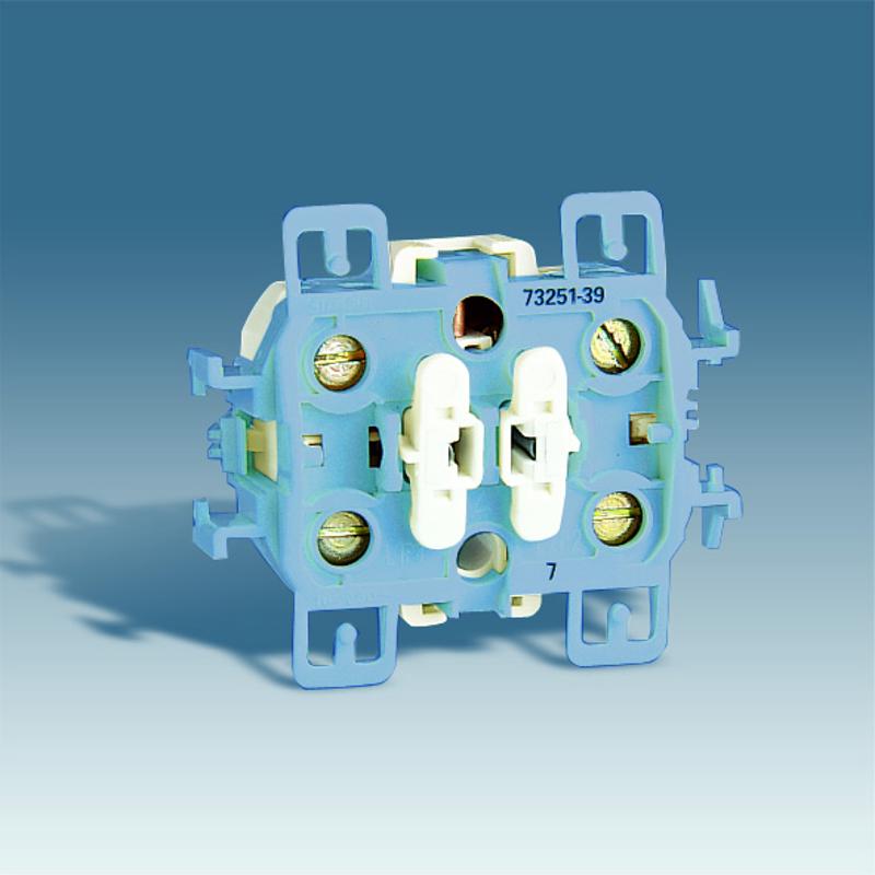 Simon 73 Выключатель двухполюсный, 10А 250В, S73, S73 Loft