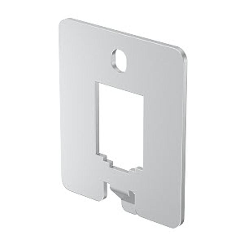 Суппорт для UDHOME-ONE для 1 разъема RJ45 тип B (21,55х14,85 мм) нержавеющая сталь