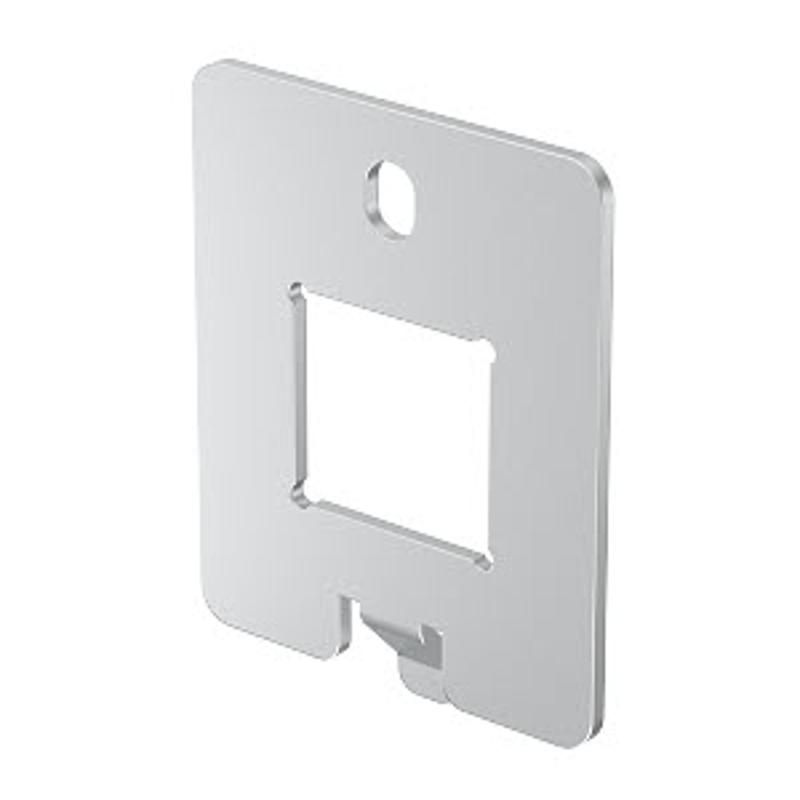 Суппорт для UDHOME-ONE для 1 разъема RJ45 тип LE (17,3х18,4 мм) нержавеющая сталь