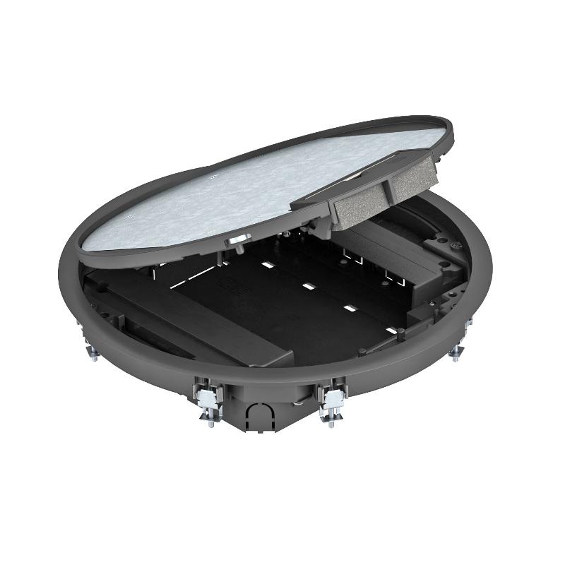 Лючок GESR9 55U (Система 55,полиамид,черный) (GESR9 55U V 9011)