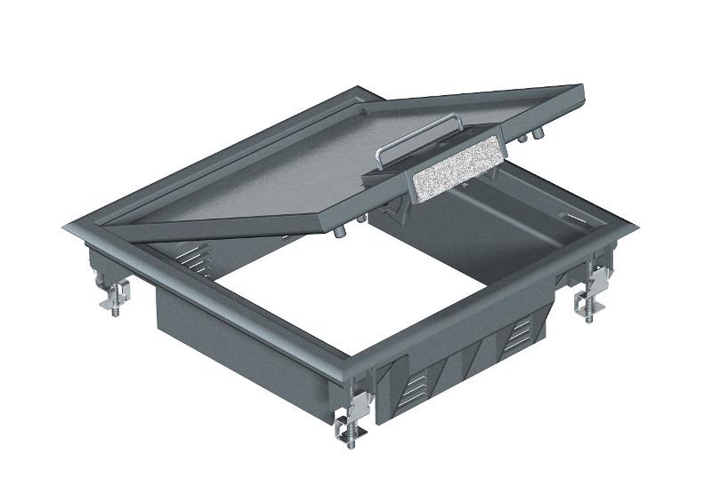 Лючок GES4U (универсальный) 6xModul45 0 (полиамид,серый) (GES4 U 7011)