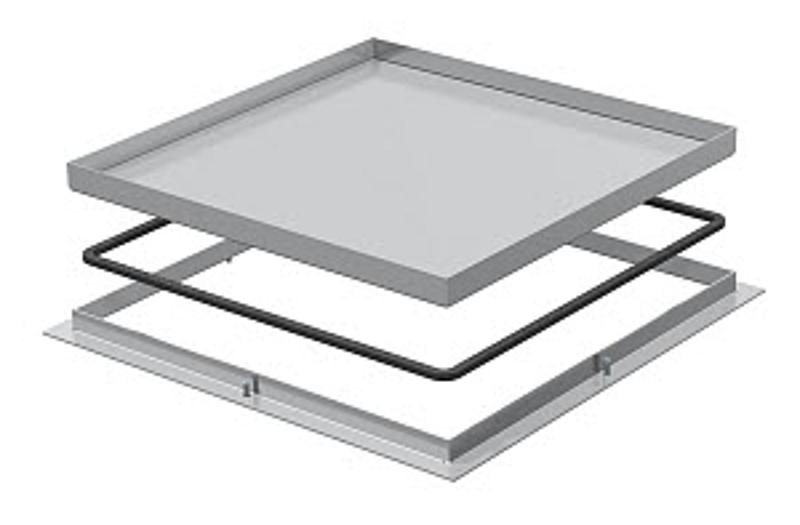 Кассетная рамка RK 282x282x30 мм (сталь) (RK V2 30)