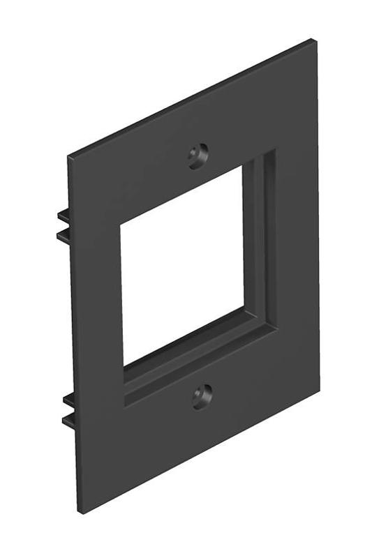 Крышка для напольного бокса Telitank на 1 Modul45 71x88 мм (полиамид,черный) (T12L P15S 9011)