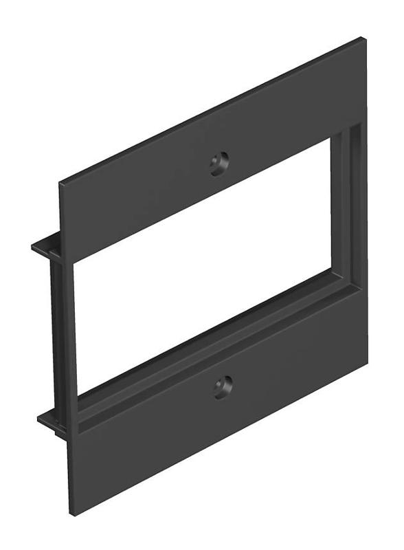 Крышка для напольного бокса Telitank на 2 Modul45 94.5x88 мм (полиамид,черный) (T12L P16S 9011)