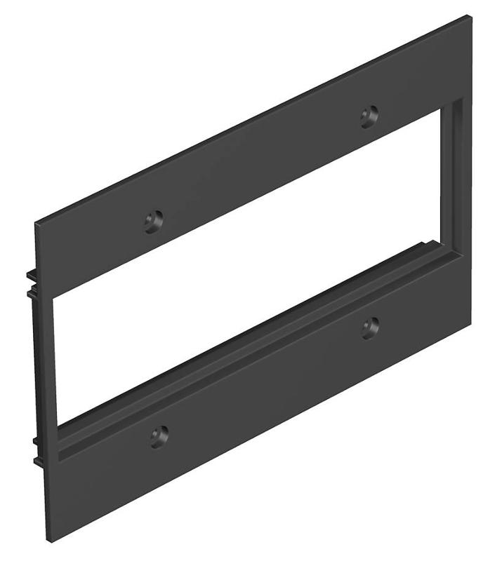 Крышка для напольного бокса Telitank на 3 Modul45 142x88 мм (полиамид,черный) (T12L P17S 9011)