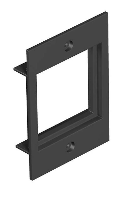 Крышка для напольного бокса Telitank на 1 Modul45 55x77 мм (полиамид,черный) (T4B P6 9011)