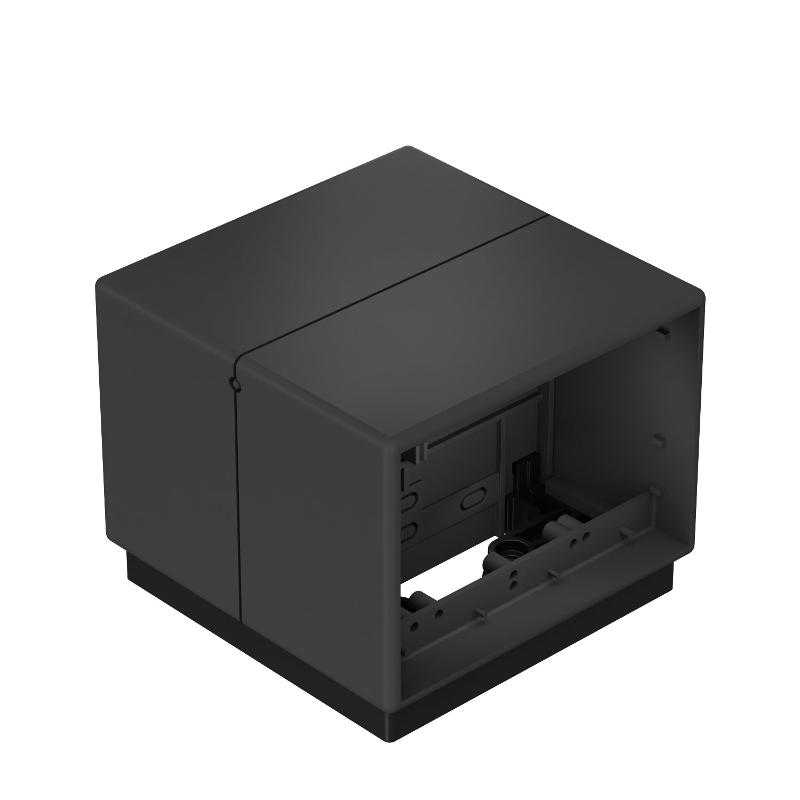 Напольный бокс Telitank 118x118x97 мм (полиамид,черный) (T4B 00C 9011)