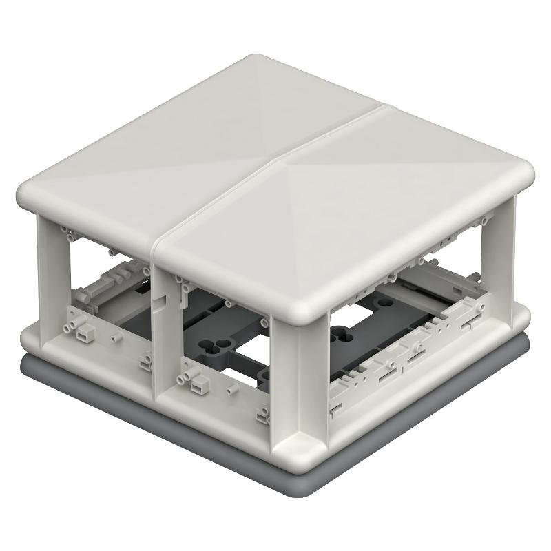 Напольный бокс Telitank 225x225x125 мм (полиамид,светло-серый) (T8NL 00C 7035)
