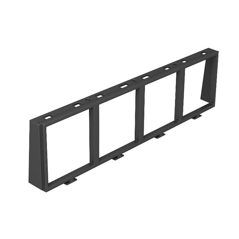 Монтажная рамка Modul45 для системы 55 ( MT45V 4,полиамид,черный) (MT45V 4)