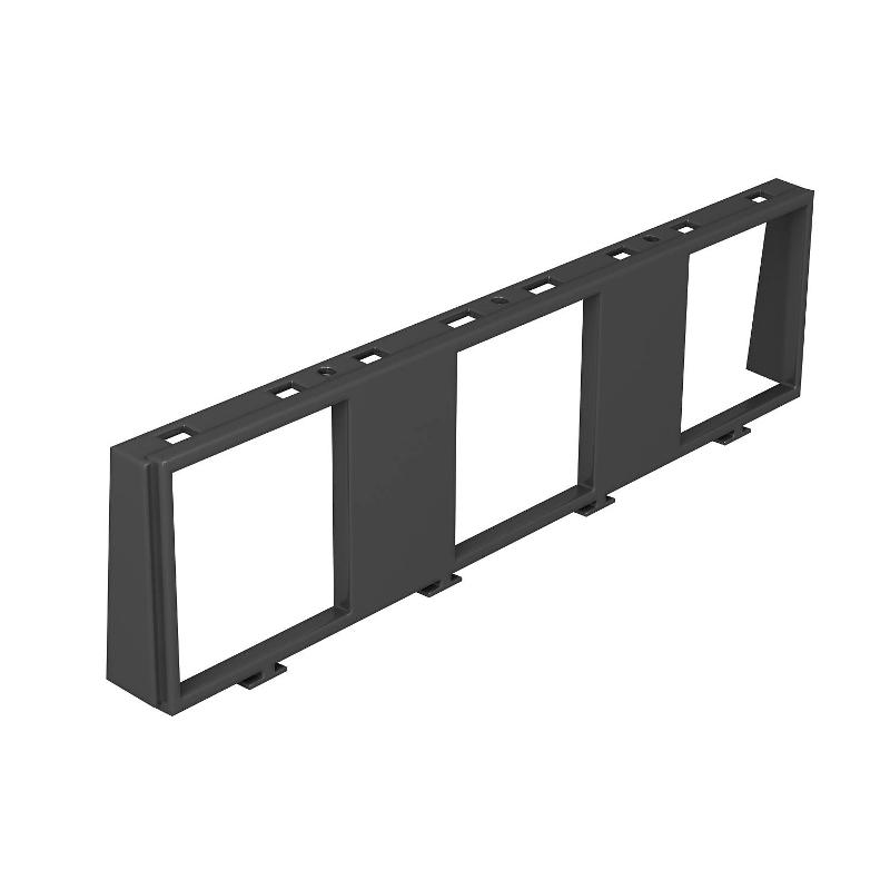 Монтажная рамка Modul45 для системы 55 ( MT45V 3,полиамид,черный) (MT45V 3)