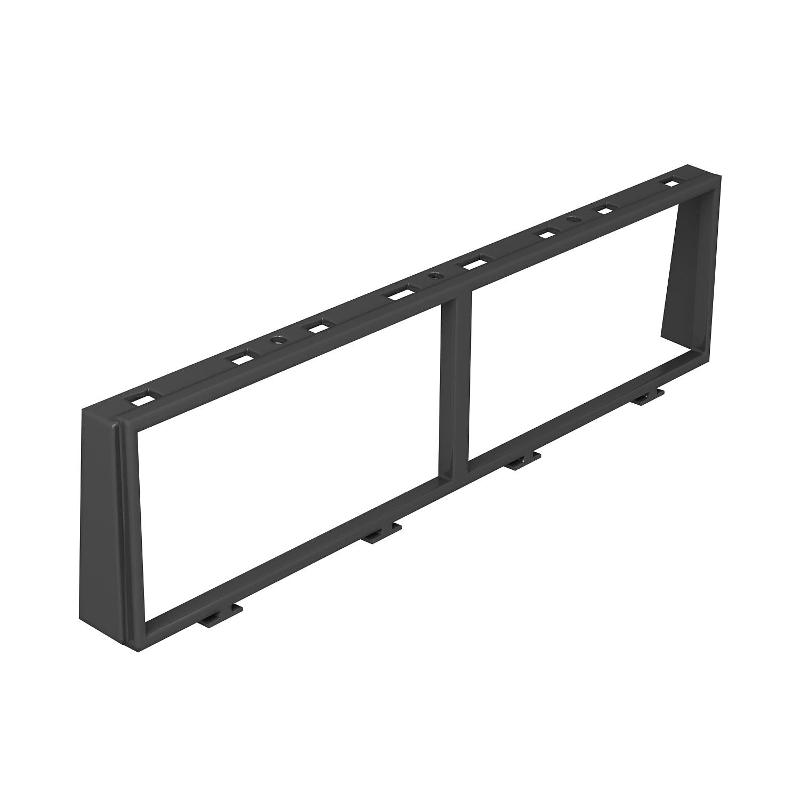 Монтажная рамка Modul45 для системы 55 ( MT45V 2+2,полиамид,черный) (MT45V 2+2)