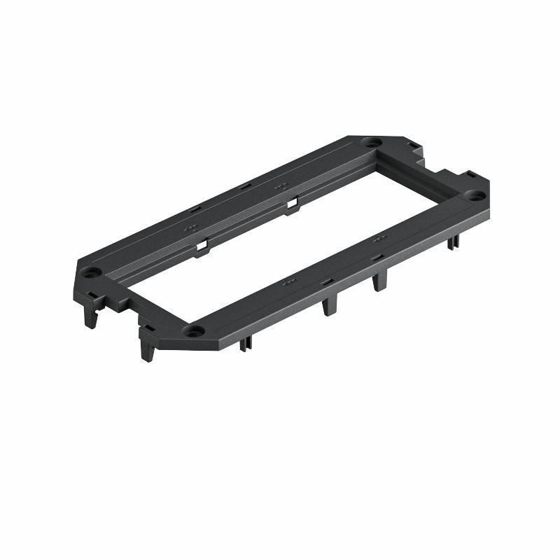 Накладка монтажной коробки UT3 для 3xModul45 165x76 мм (полиамид,черный) (UT3 P3)