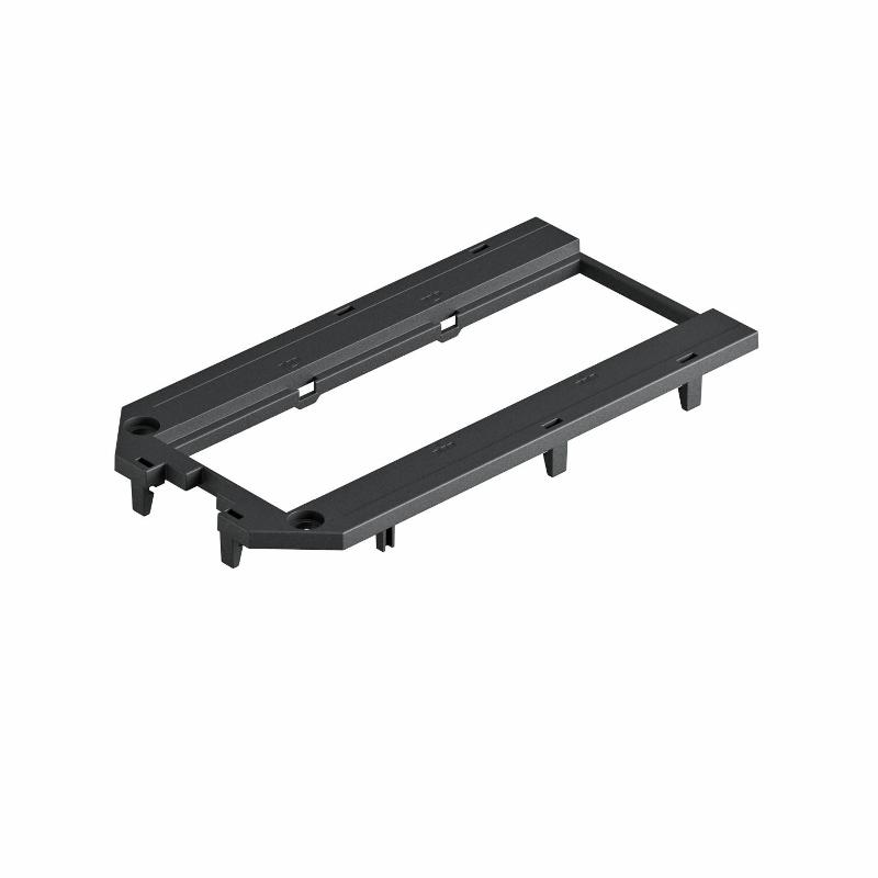 Накладка монтажной коробки UT4 для 3xModul45 147x76 мм (полиамид,черный) (UT4 P3)