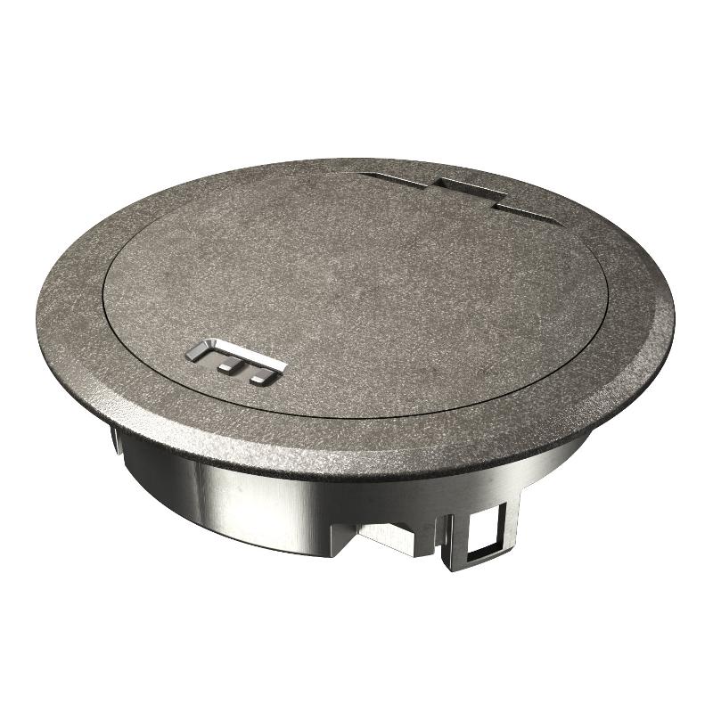Лючок GES R2, пылевлагостойкий IP66, IK10, нагрузка до 2039 кг, 40х140 мм (металл оксидированный)