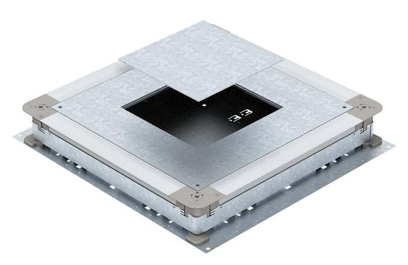 Монтажное основание UZD350-3 (h=70-125 мм) для GES4 510x467x70 мм (сталь) (UGD 350-3 4)