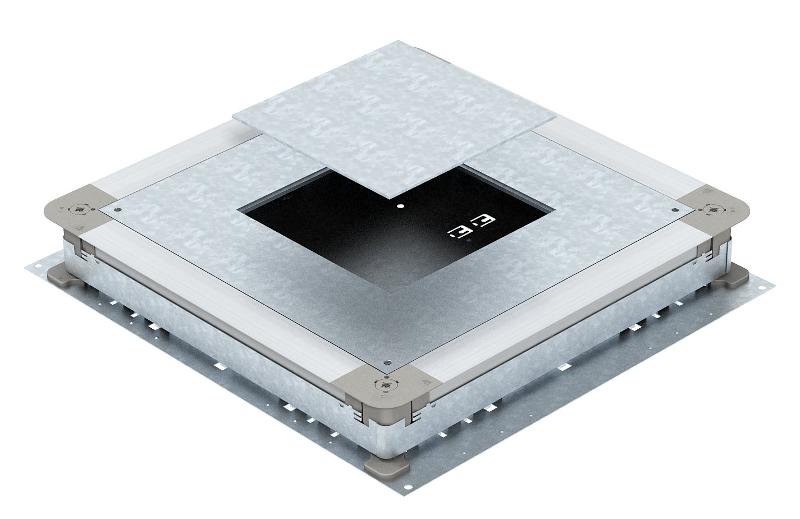 Монтажное основание UZD350-3 (h=70-125 мм) для GES9 510x467x70 мм (сталь) (UGD 350-3 9)