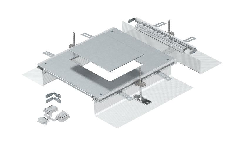 Монтажная секция для канала OKA-G 40140 для лючка GES6 (сталь) (OKA-G A 40140 6)