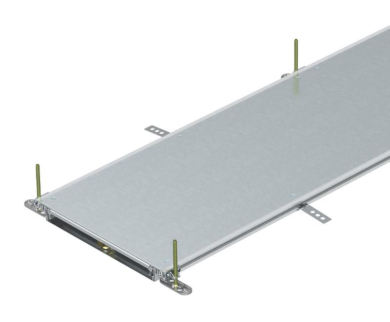 Секция кабельного канала OKA-W глухая 2400x400x40 мм (сталь) (OKA-W4004030)