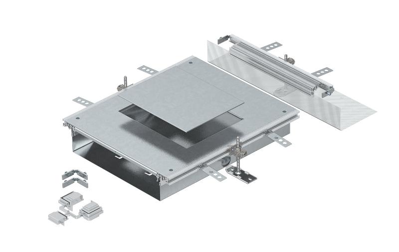 Монтажная секция для канала OKA-W 6050 для лючка GES6 (сталь) (OKA-W A 6050 6)