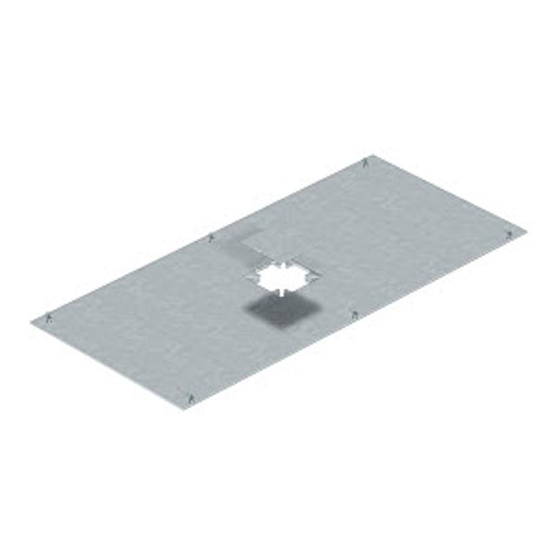 Крышка канала OKA с монтажным отверстием Telitank 400x600x4 мм (сталь) (OKA D 600 DAT)