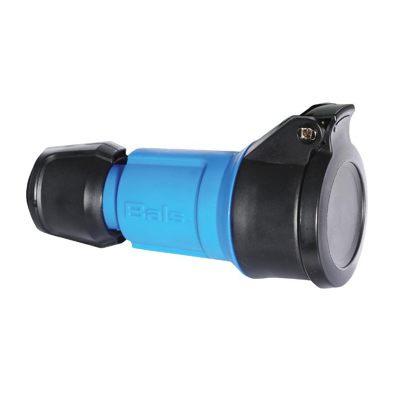 Розетка переносная кабельная Schuko 16A 3p(2P+E) 250V IP54 синий MULTI-GRIP 7486 I 7486-Bals I Bals