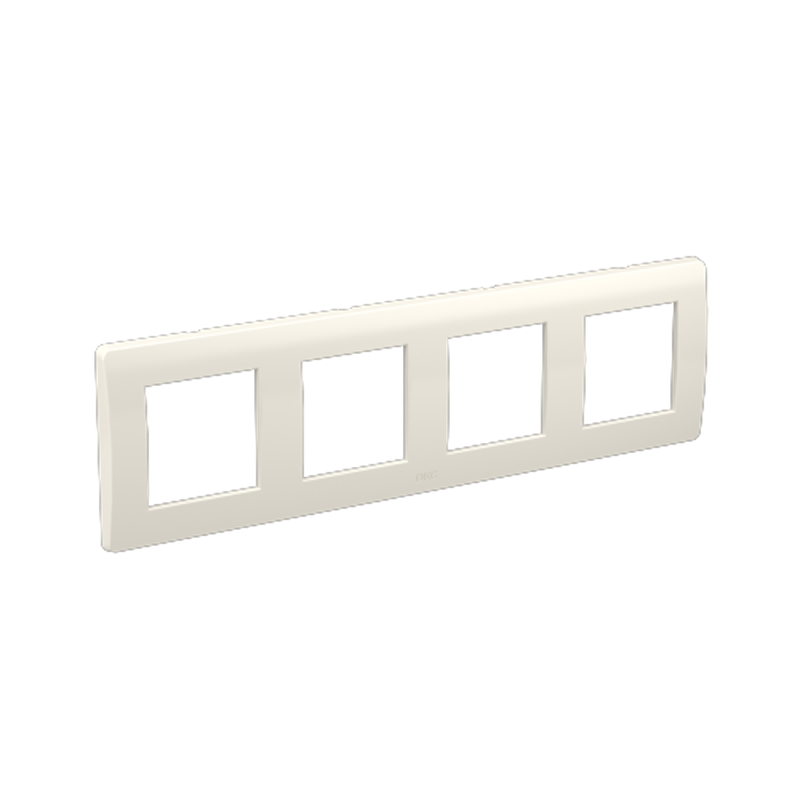 Рамка на 2+2+2+2 модуля (4-местная). белая. RAL9010