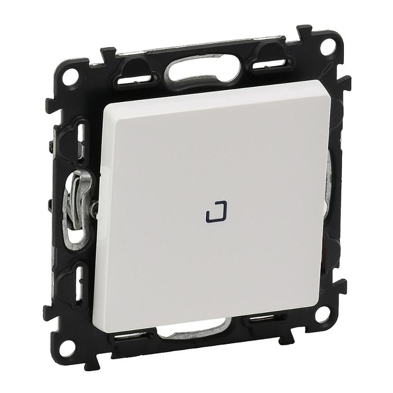 Valena LIFE DIY Белый Выключатель 1-клавишный с подсветкой 10А 250В