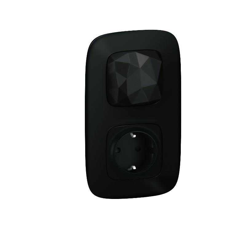 Пакет Умный стартовый Valena Allure(шлюз WiFi+розетка Умн. с/з 16А 230В+главн. беспроводн.выкл."Я дома/Я вне дома")антрацит Netatmo