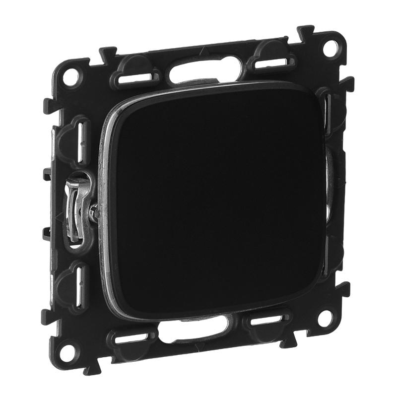 Valena ALLURE DIY Антрацит Выключатель 1-клавишный 10А 250В