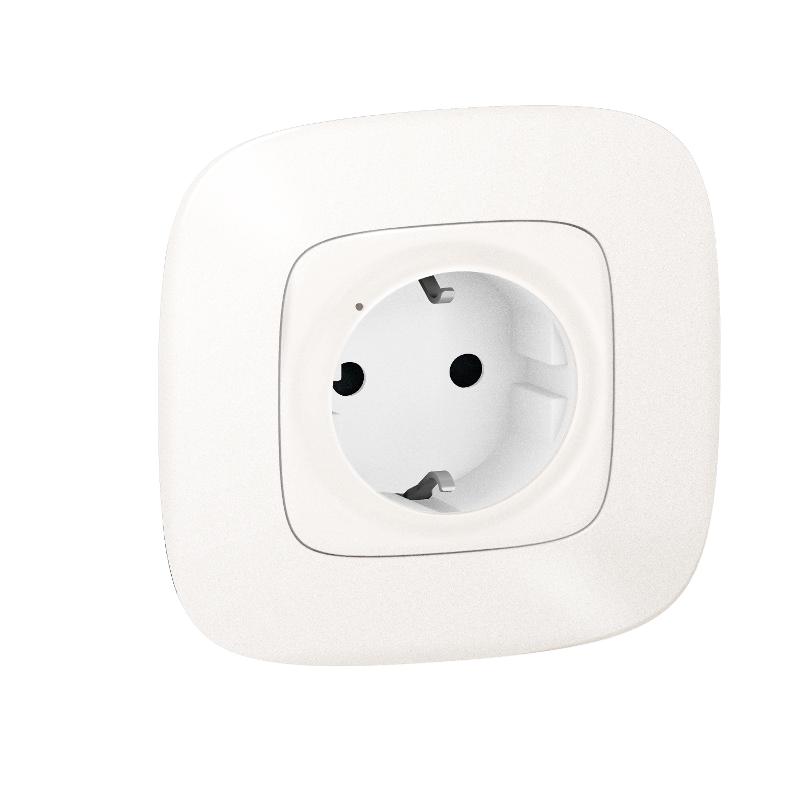 Розетка умная с/з Valena Allure 16А 230В жемчуж. Netatmo