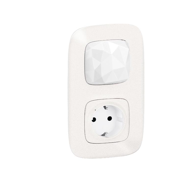 Пакет Умный стартовый Valena Allure(шлюз WiFi+розетка Умн. с/з 16А 230В+главн.беспроводн.выкл. "Я дома/Я вне дома") жемчуж. Netatmo