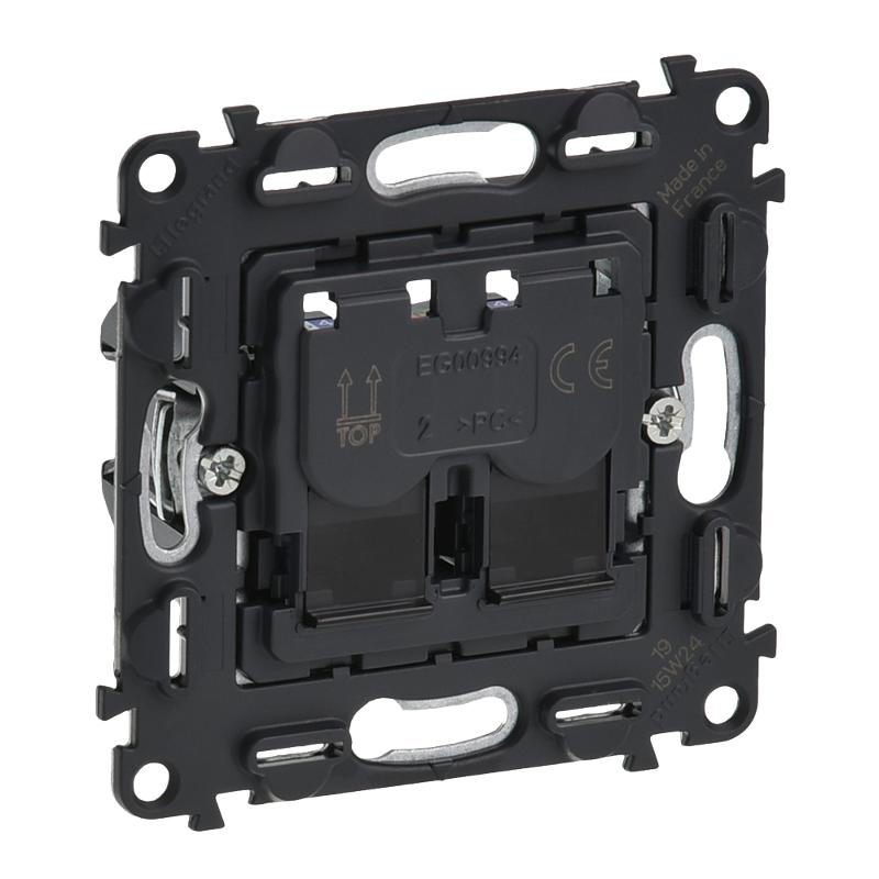 Valena Мех IN'MATIC Розетка 2-ая комп, RJ45, кат.6А UTP