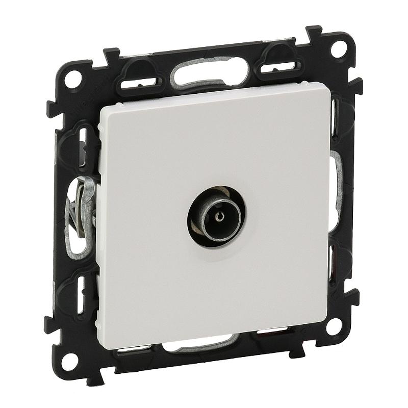 Valena LIFE DIY Белый Розетка TV оконечная 10дБ 0-862 МГц.