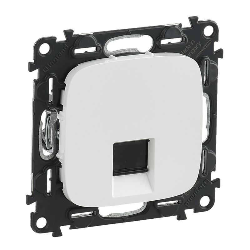 Valena ALLURE DIY Белый Розетка комп(RJ45) 1-ая 5 кат UTP