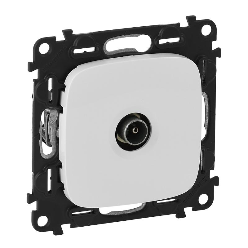 Valena ALLURE DIY Белый Розетка TV оконечная, 10 дБ, 0-862 МГц