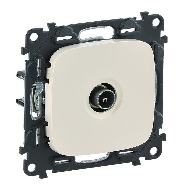 Valena ALLURE DIY Сл.кость Розетка TV оконечная, 10 дБ, 0-862 МГц