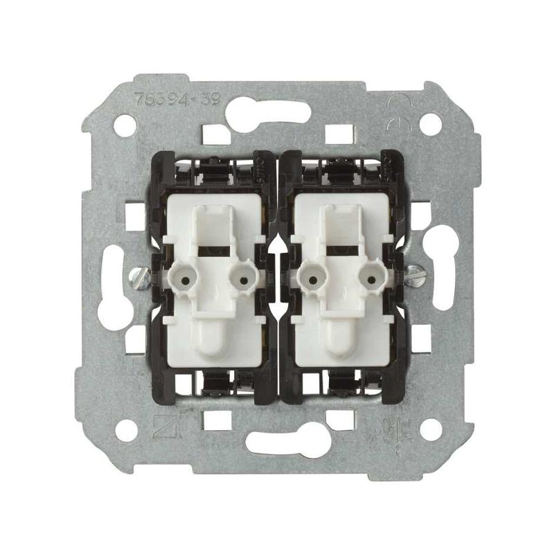 Simon 75 Механизм Выключатель проходной 2-кл с подсветкой, 10А 250В, S82, S82N, S82 Detail