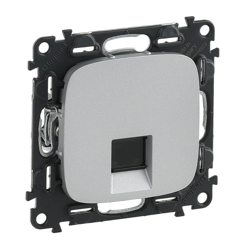 Valena ALLURE DIY Алюминий Розетка комп(RJ45) 1-ая 5 кат UTP