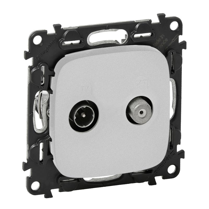 Valena ALLURE DIY Алюминий Розетка TV-SAT
