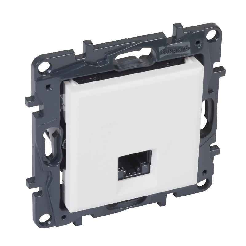 STRUCTURA Розетка комп. RJ45 кат.5Е UTP белый