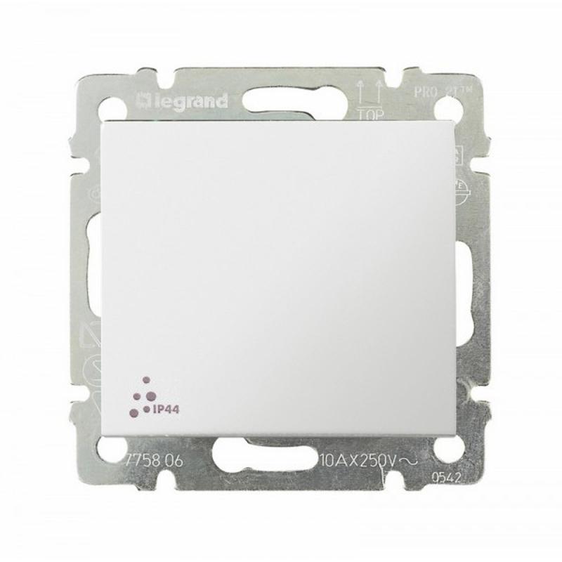 Valena Белый Выключатель 1-клавишный IP44
