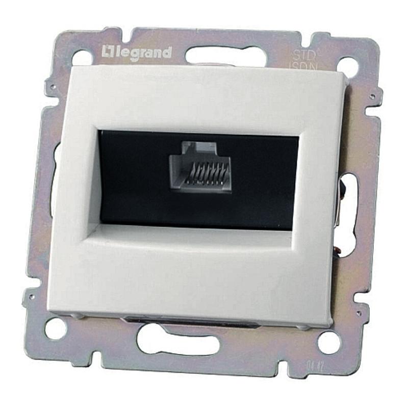 Valena Белый Розетка комп(RJ45) 1-ая 6 кат UTP
