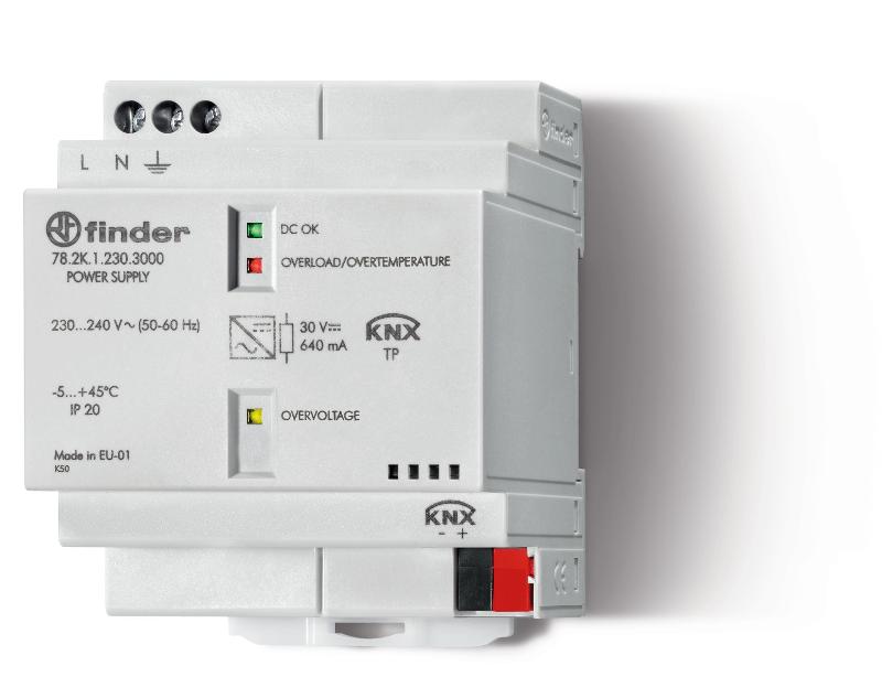 Импульсный источник питания KNX; вход 110...240В AC