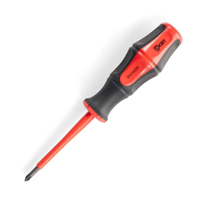 Отвертка диэлектрическая "Профи" PH1*80