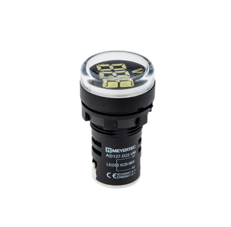 Индикатор напряжения, 20-500V AC, белый MT22-VM1
